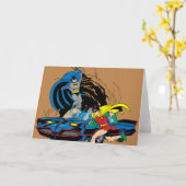 バットマンとロビン カード (黄色い花)