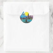 バットマンと文字 ラウンドシール (バッグ)