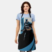 バットマンのまわりに鞭 エプロン (着用した状態)