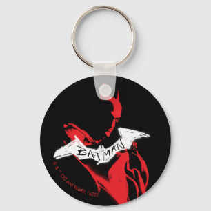 バットマンのスプレーポイントのアウトライン キーホルダー