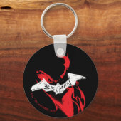 バットマンのスプレーポイントのアウトライン キーホルダー (正面)