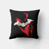 バットマンのスプレーポイントのアウトライン クッション (裏面)