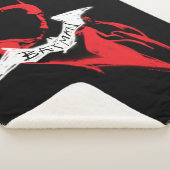 バットマンのスプレーポイントのアウトライン シェルパブランケット (3/4)