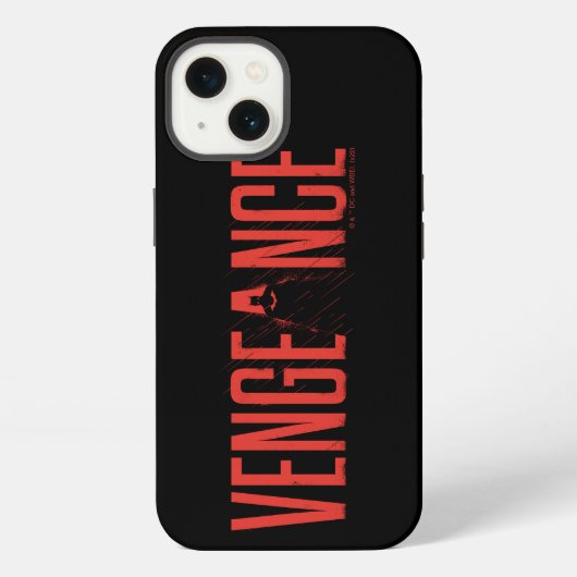 バットマンの復讐のシルエット iPhoneケース (裏面)
