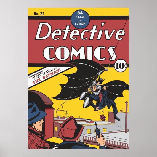 バットマンの最初の外観ヴィンテージ ポスター (正面)