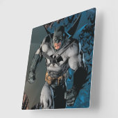 バットマンの歩幅 スクエア壁時計 (傾斜)