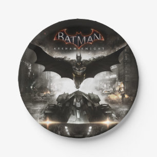 バットマンのArkhamの騎士鍵の芸術 ペーパープレート