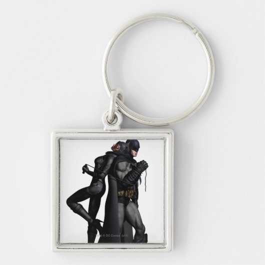 バットマンアルカムシティ | BatmanとCatwoman キーホルダー (正面)