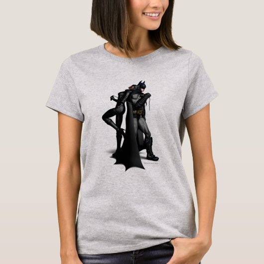 バットマンアルカムシティ | BatmanとCatwoman Tシャツ (正面)