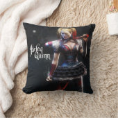 バットマンアルカムナイト |ハーレークインとこうもり クッション (ブランケット)