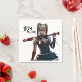 バットマンアルカムナイト |ハーレークインとこうもり スタンダードカクテルナプキン (インサイチュ)