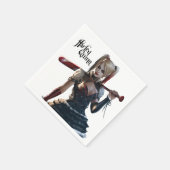 バットマンアルカムナイト |ハーレークインとこうもり スタンダードカクテルナプキン (角)