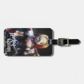 バットマンアルカムナイト |ハーレークインとこうもり ラゲッジタグ (正面横)