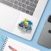 バットマンアンドロビンランニングズの シール (ノートパソコンとiPhone)