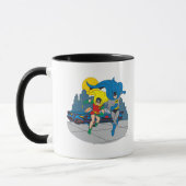 バットマンアンドロビンランニングズの マグカップ (左)