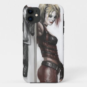 バットマンアーカムシティ  ハーレークインイラストレーション iPhone 11 ケース