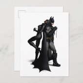 バットマンアーカムシティ |バットマンとキャットウーマン ポストカード (正面/裏面)