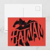 バットマンインクブラシ名 ポストカード (正面/裏面)