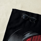 バットマンウィンドウペインのアウトライン ビーチタオル (インサイチュ)