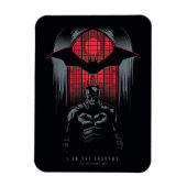 バットマンウィンドウペインのアウトライン マグネット (縦)