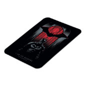 バットマンウィンドウペインのアウトライン マグネット (左側)