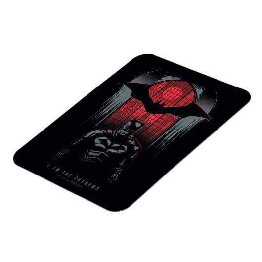 バットマンウィンドウペインのアウトライン マグネット (左側)