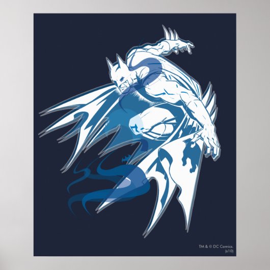 バットマンウォーター色調コラージュ ポスター (正面)