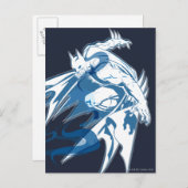 バットマンウォーター色調コラージュ ポストカード (正面/裏面)