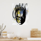 バットマンエアブラシポートレート ポスター (キッチン)