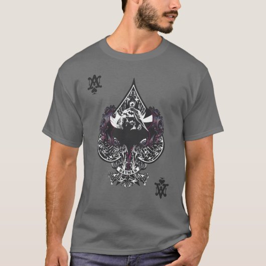 バットマンエース宇宙ゴシック紋章 Tシャツ (正面)