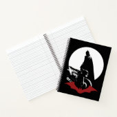 バットマンオートバイシルエット ノートブック (内部)