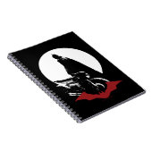 バットマンオートバイシルエット ノートブック (右側)