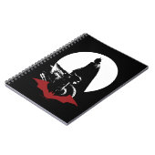 バットマンオートバイシルエット ノートブック (左側)