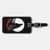バットマンオートバイシルエット ラゲッジタグ (正面横)