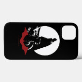 バットマンオートバイシルエット Case-Mate iPhoneケース (裏面 (横))