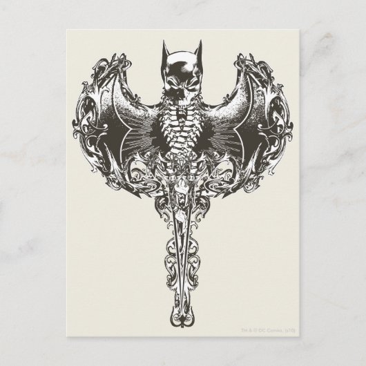 バットマンカウルとスカルクレスト ポストカード (正面)