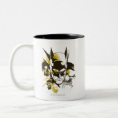 バットマンカウルとスカル ツートーンマグカップ (左)