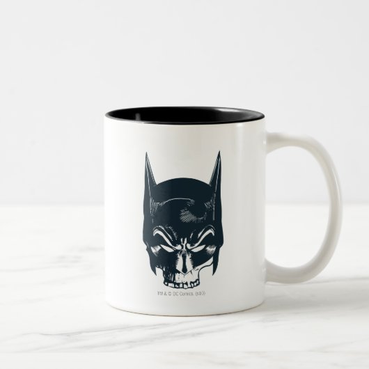 バットマンカウル/スカルアイコン ツートーンマグカップ (右)