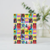 バットマンカラーコードパターン2 ポストカード (スタンド正面)