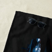 バットマンキャラクターグラフィック – 私は影 ビーチタオル (インサイチュ)