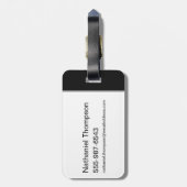 バットマンキャラクターグラフィック – 私は影 ラゲッジタグ (裏面縦)