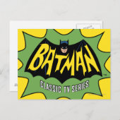 バットマンクラシックテレビシリーズロゴ ポストカード (正面/裏面)