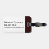 バットマンクリムゾンこうもり信号 ラゲッジタグ (裏面横)