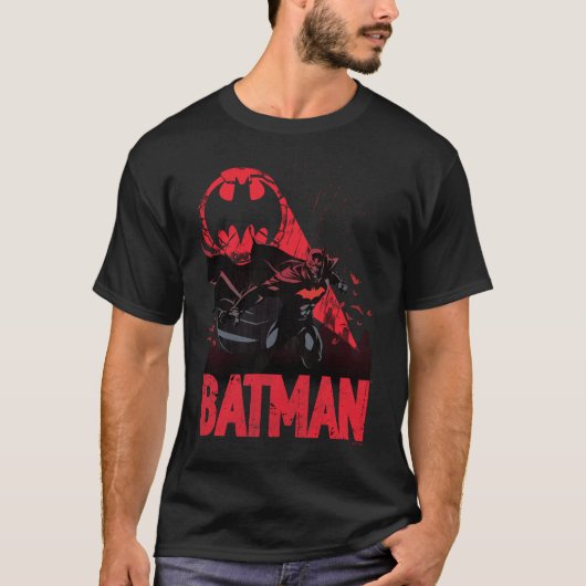 バットマンクリムゾンこうもり信号 Tシャツ (正面)