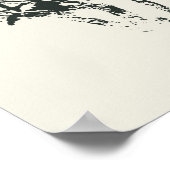 バットマングランジ（ばちゃばちゃ）跳ねるスケッチ ポスター (角)