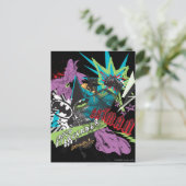 バットマンケーペドクルーサーネオンコラージュ ポストカード (スタンド正面)