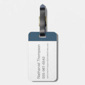 バットマンゴサムシティドリッ絵を描プグラフィック ラゲッジタグ (裏面縦)