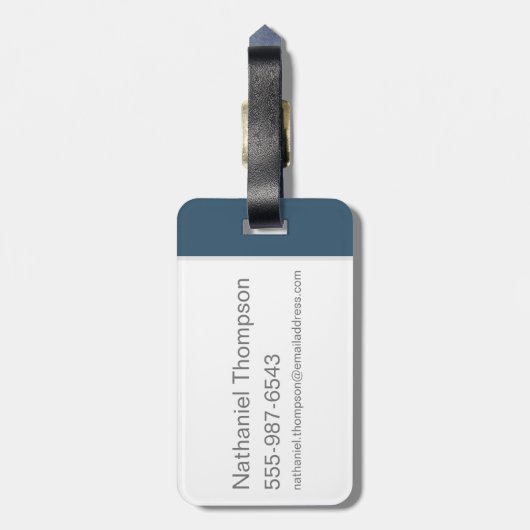 バットマンゴサムシティドリッ絵を描プグラフィック ラゲッジタグ (裏面縦)