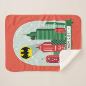 バットマンゴサムシティ™スノーグローブグラフィック シェルパブランケット (正面(横))