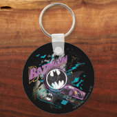 バットマンゴッサムスカイラインスケッチ キーホルダー (正面)